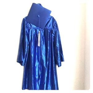 Kids Graduation gown- royal blue